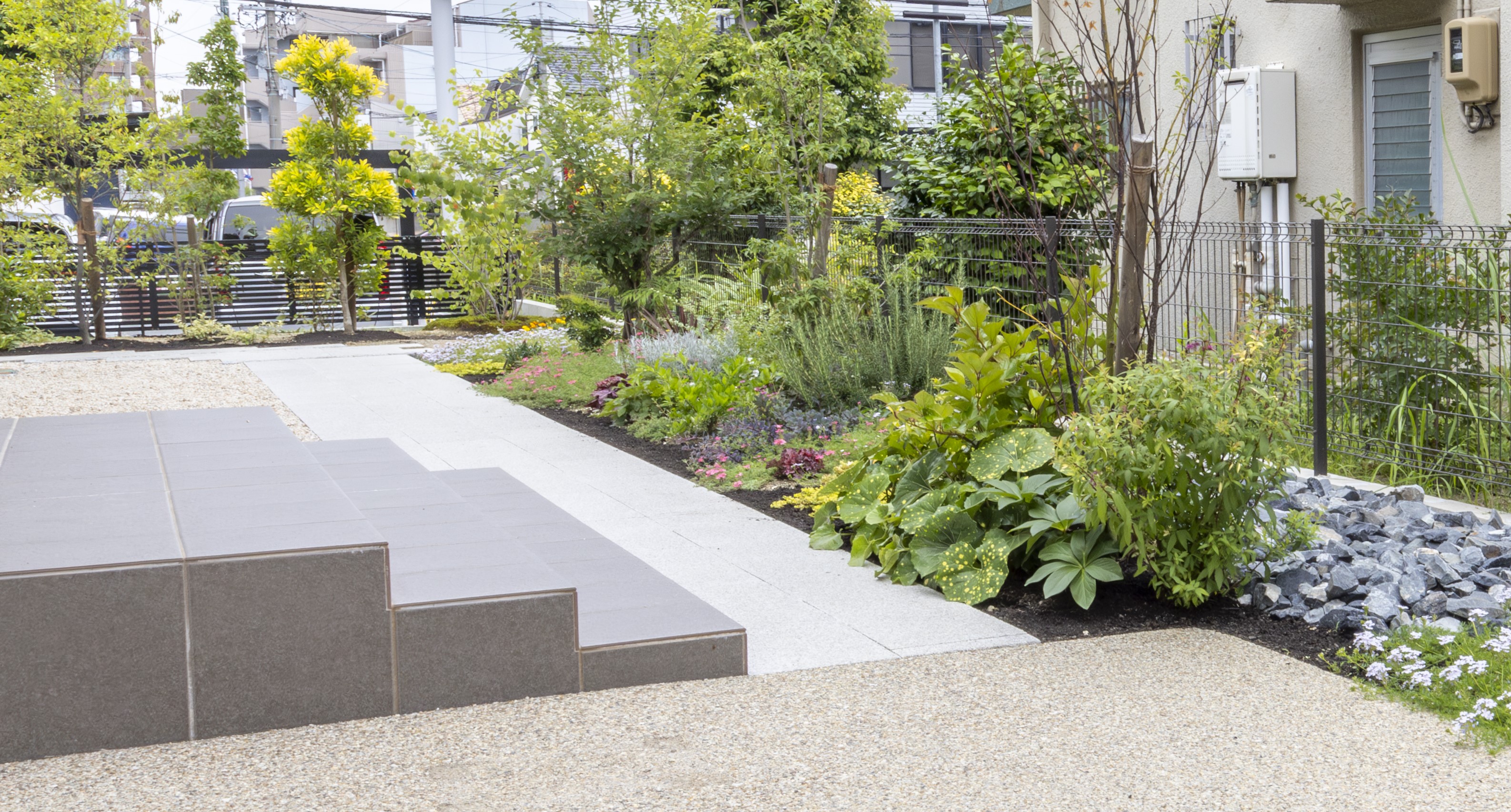 お客様による植栽の写真