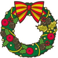 クリスマスリースを飾ろう
